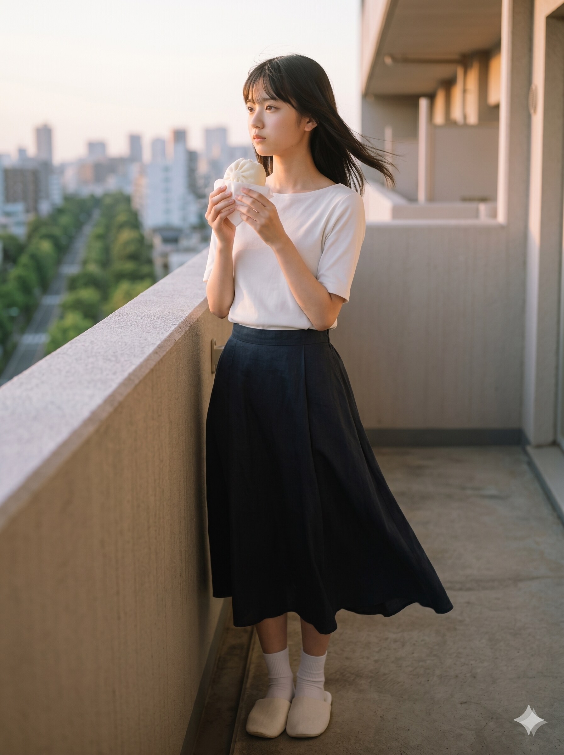 普通の美少女　中華まん