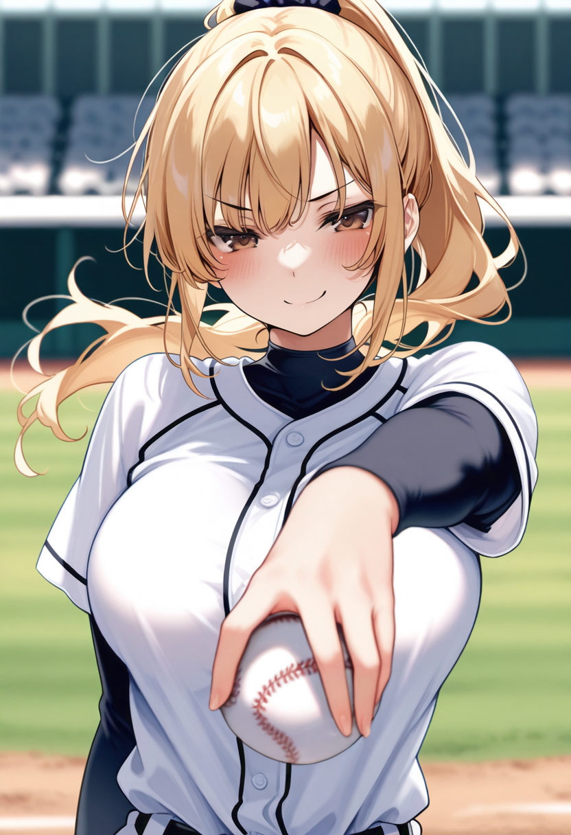 あたしの球打てるの？