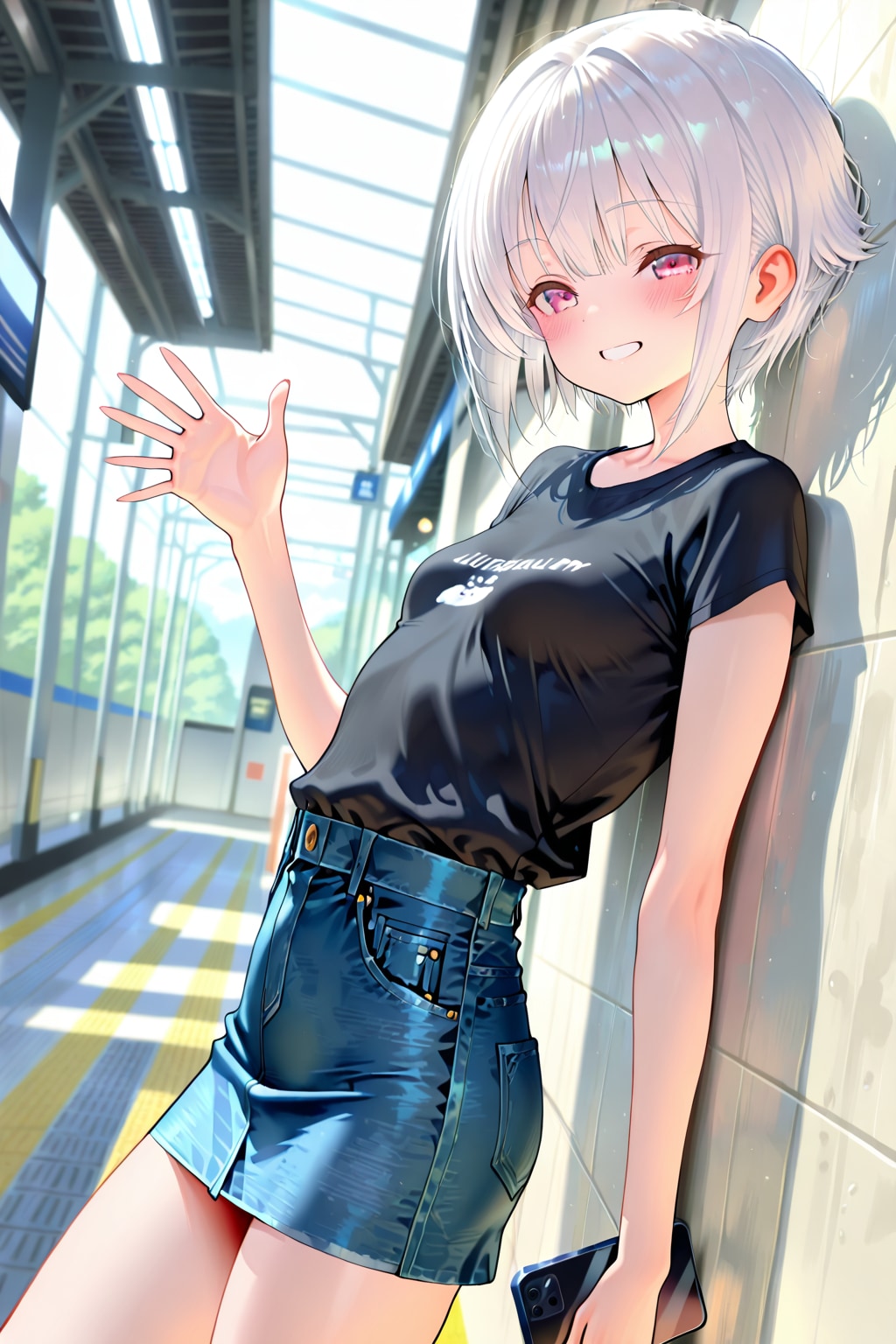 やほ〜時間通りじゃん！