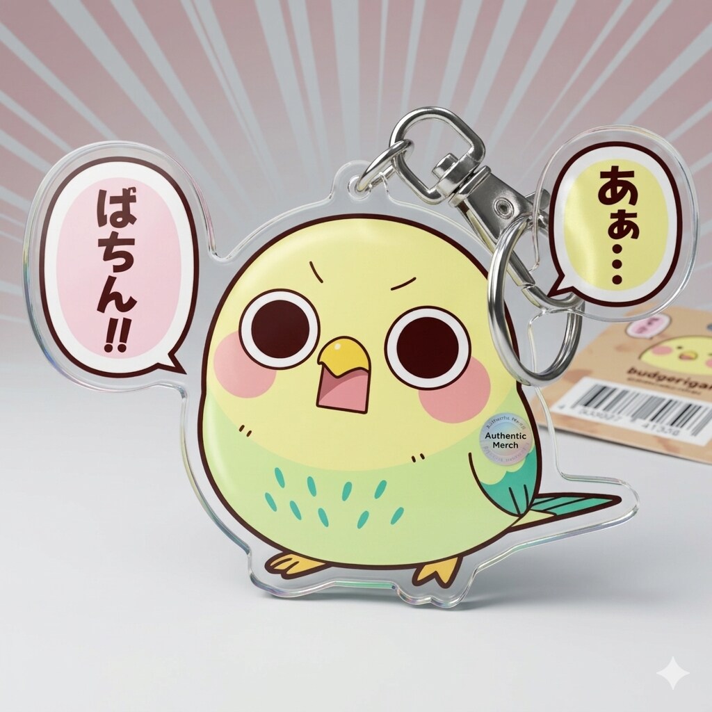 えらインコっちゃアクリルキーホルダー | の人気AIイラスト・グラビア