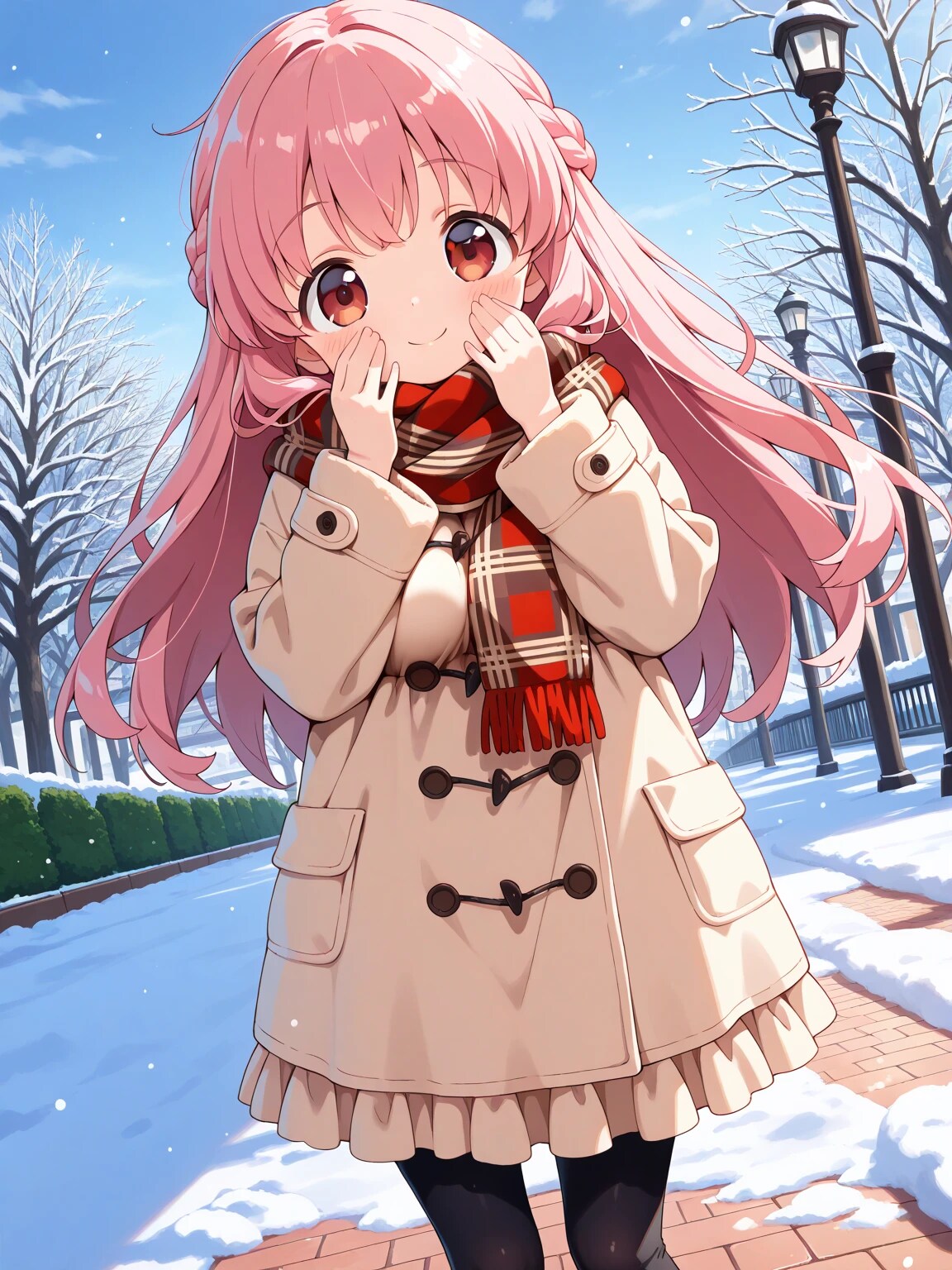 冬コーデのりなちゃん