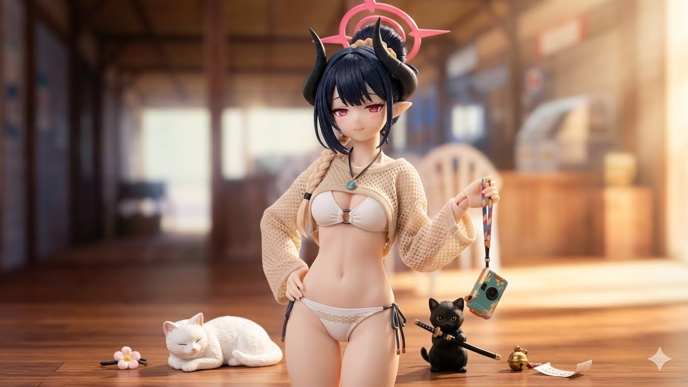 元宮チアキ(水着)　ブルーアーカイブ　アクリルドールフィギュア