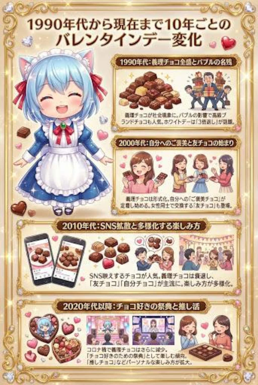 バレンタインデーの変化