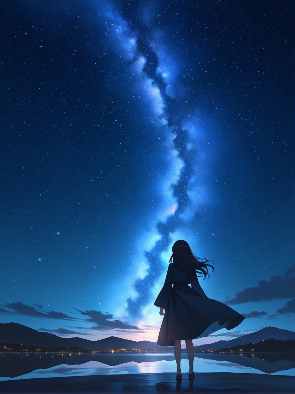 夏の星空【No.0002】 | の人気AIイラスト・グラビア