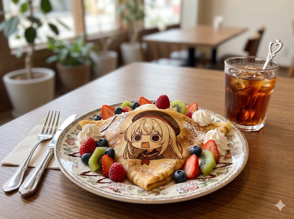 デザートのえらいこっちゃ嬢印クレープ