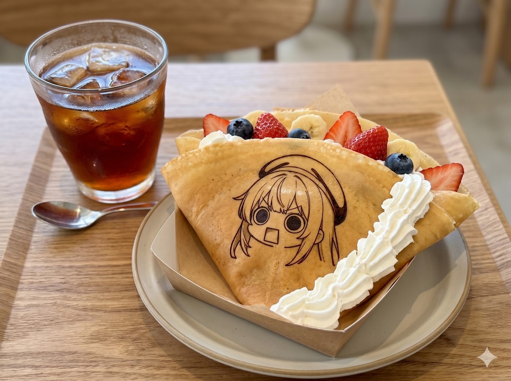 デザートのえらいこっちゃ嬢印クレープ