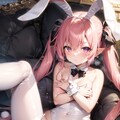 pink bunny 2枚目