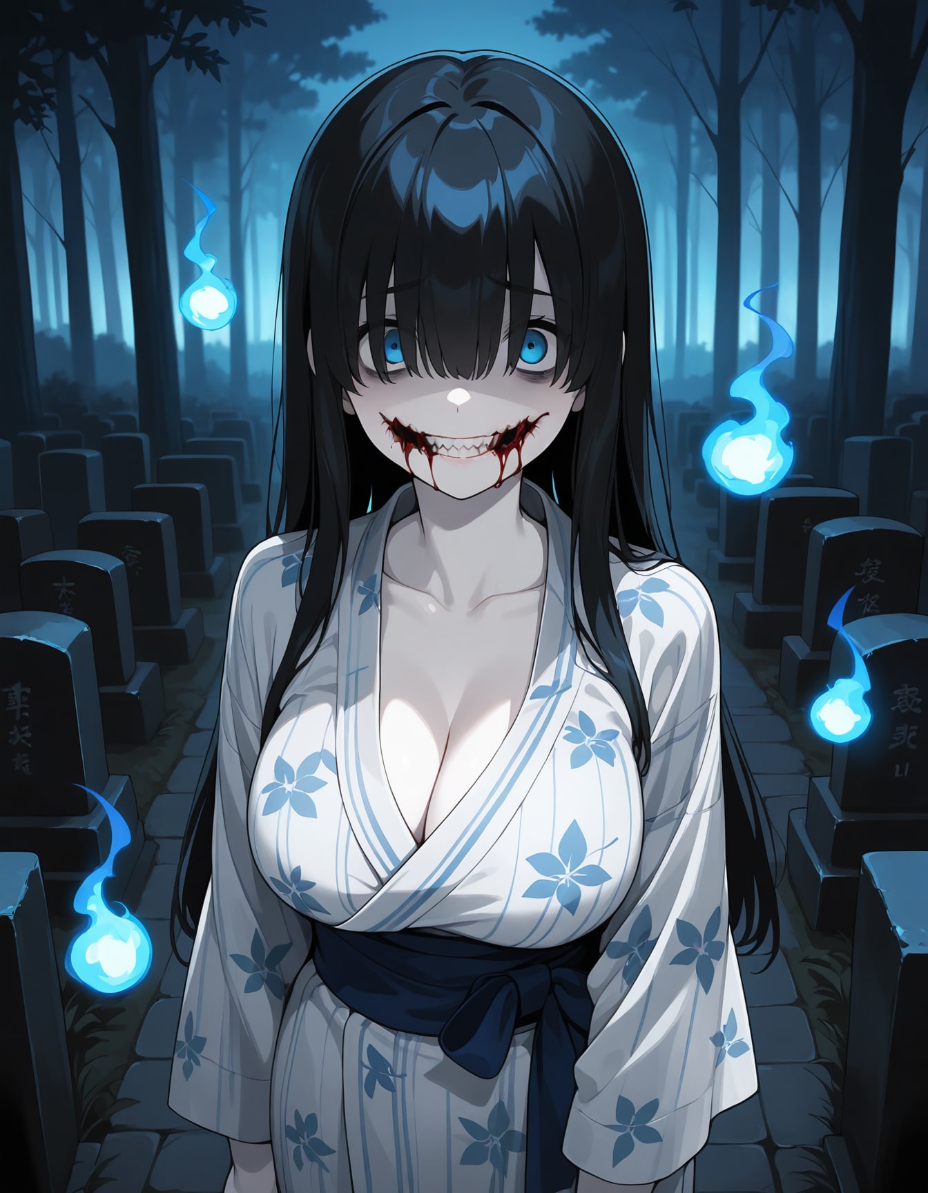 ユウレイちゃんの本気 | の人気AIイラスト・グラビア