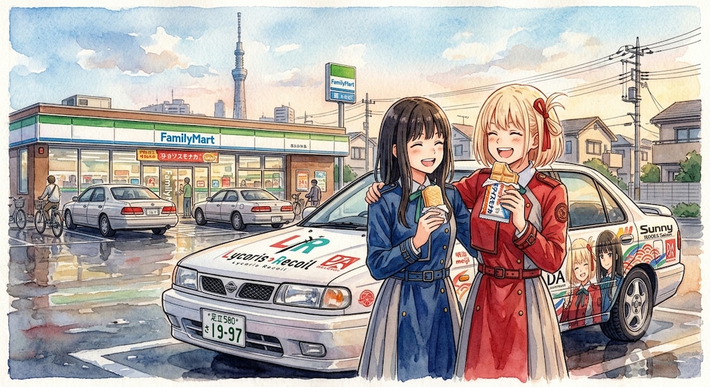 思い出の車（リコリスイメージ）