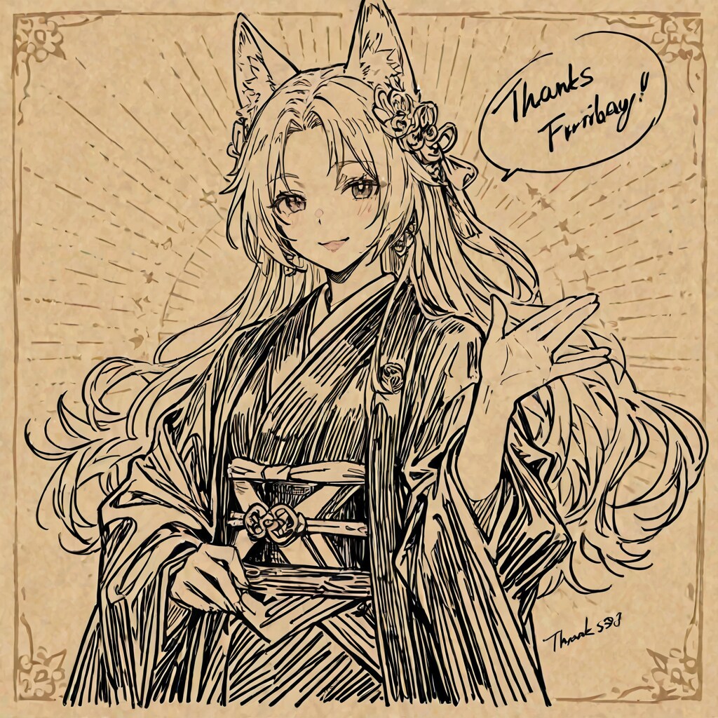 ありがとう | の人気AIイラスト・グラビア