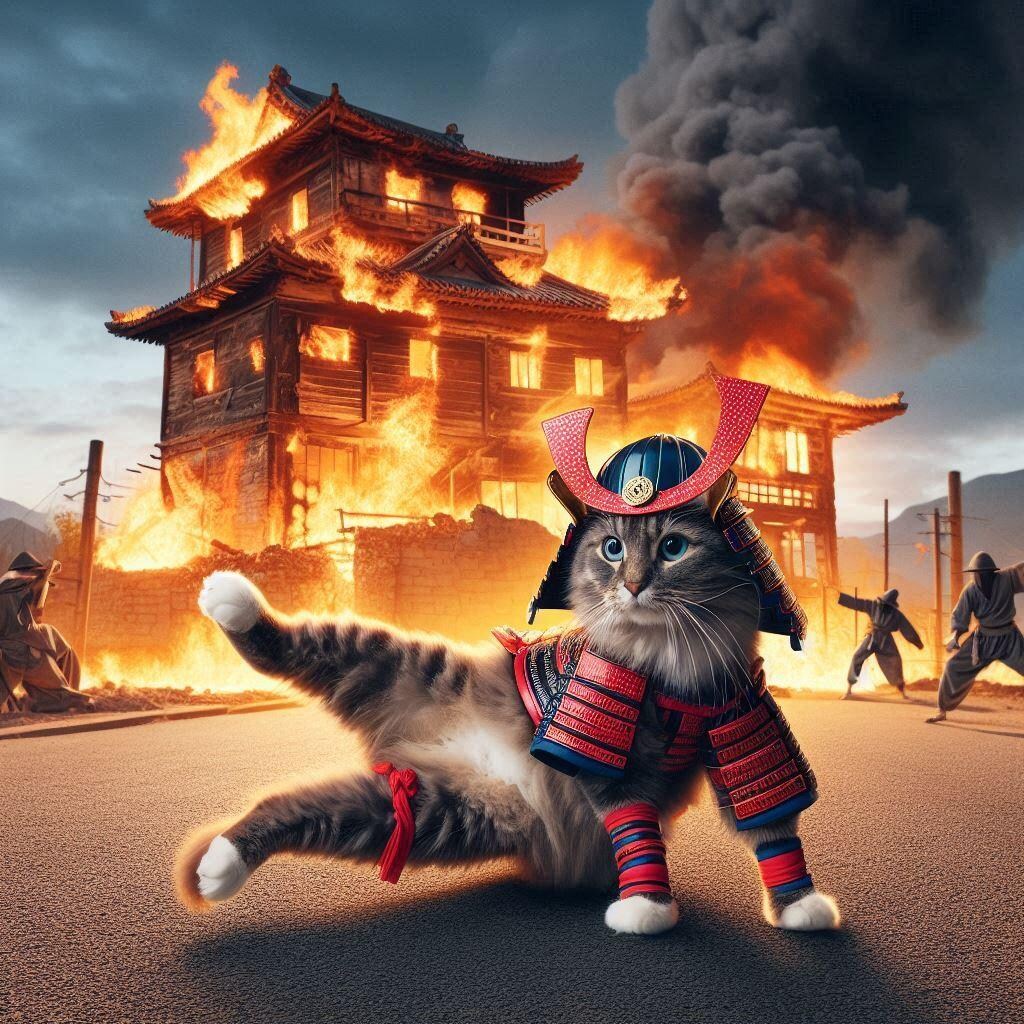 お侍様の戦い方じゃない…