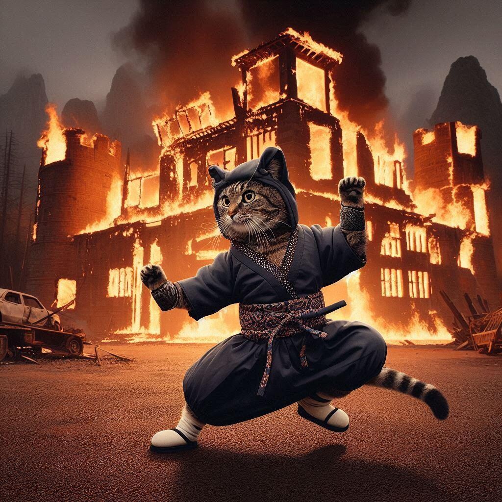 お侍様の戦い方じゃない…