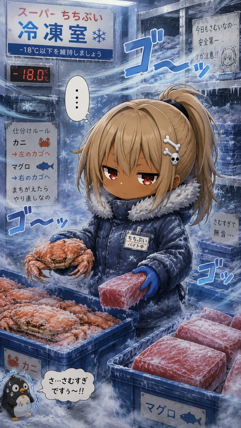 🦀と🐟️を仕分けるんだな