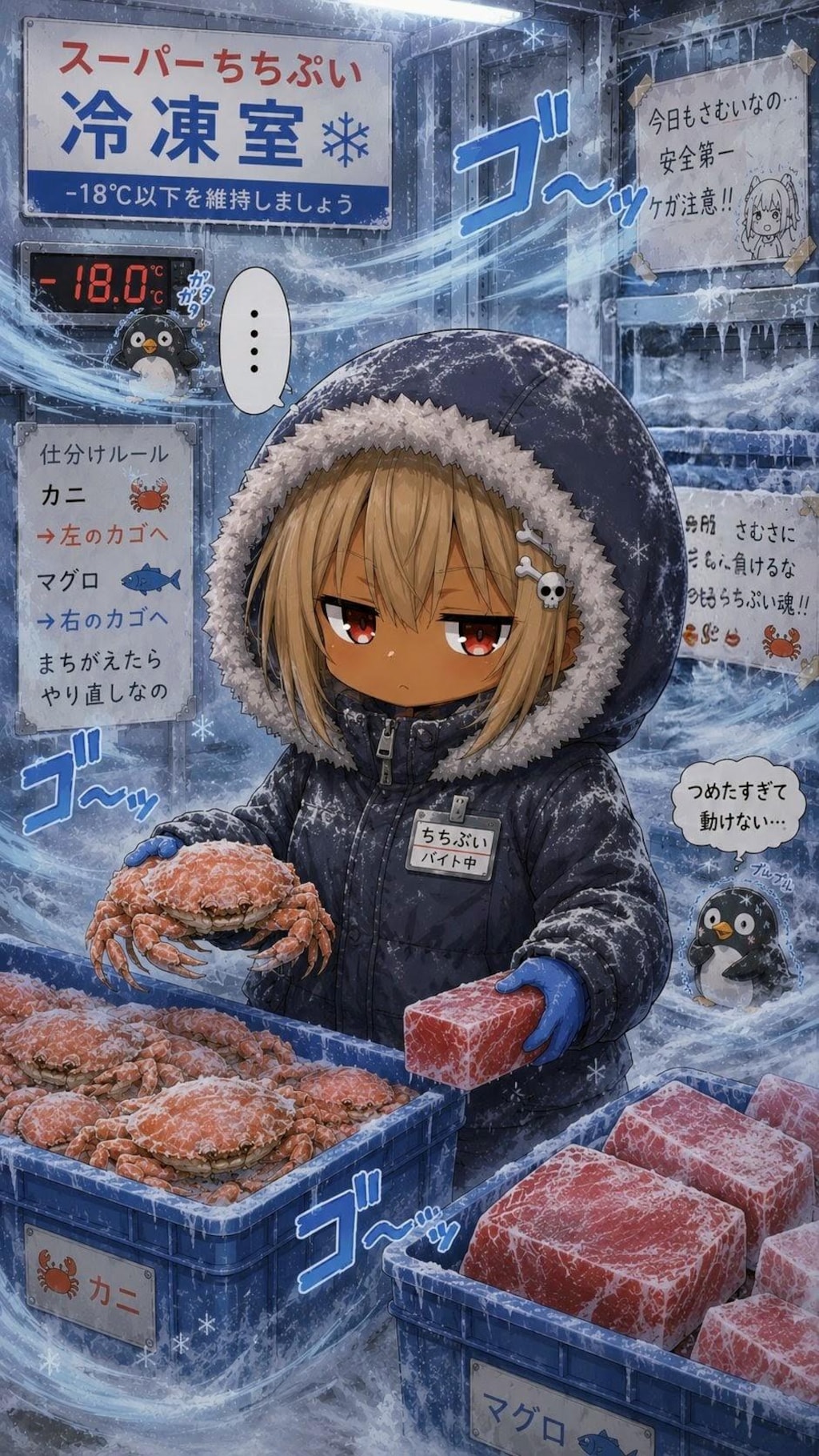 🦀と🐟️を仕分けるんだな