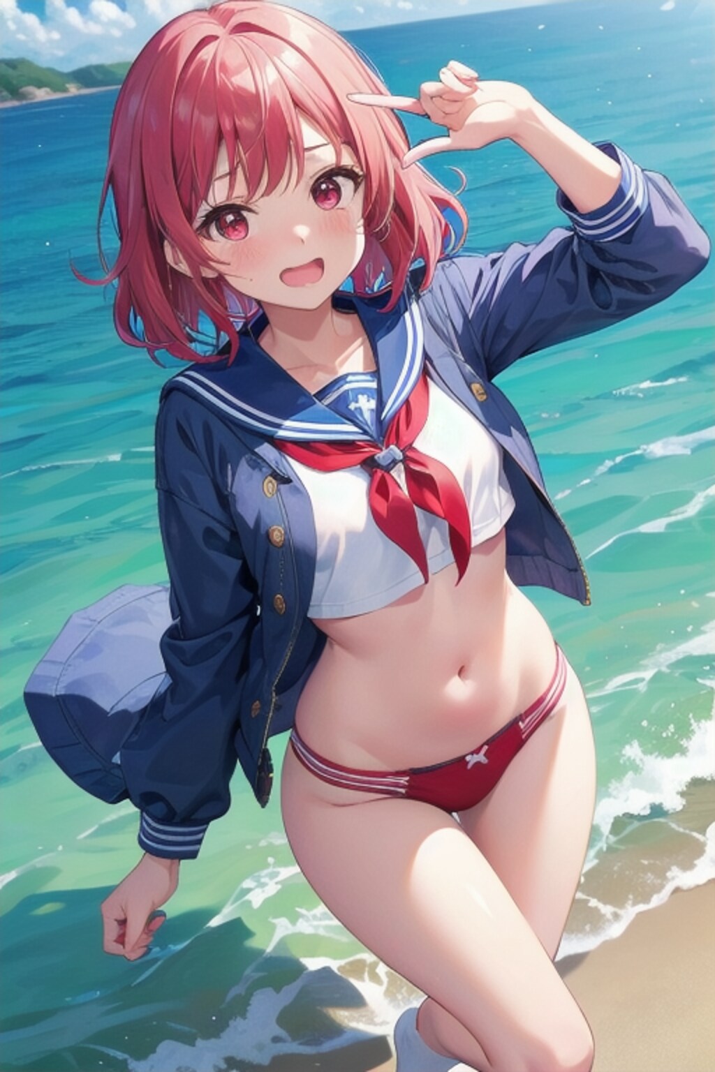 セーラー水着