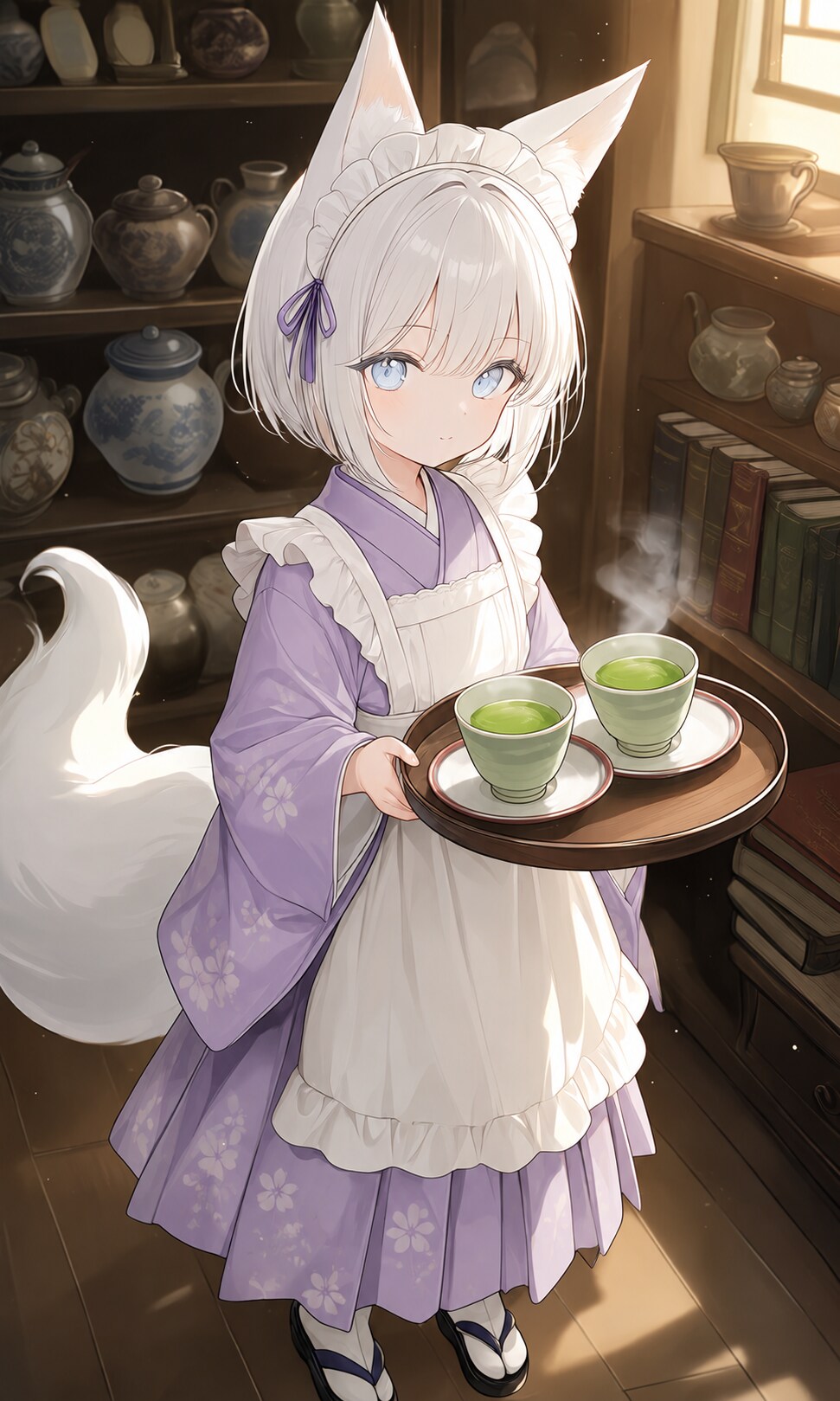 骨董品店の看板娘