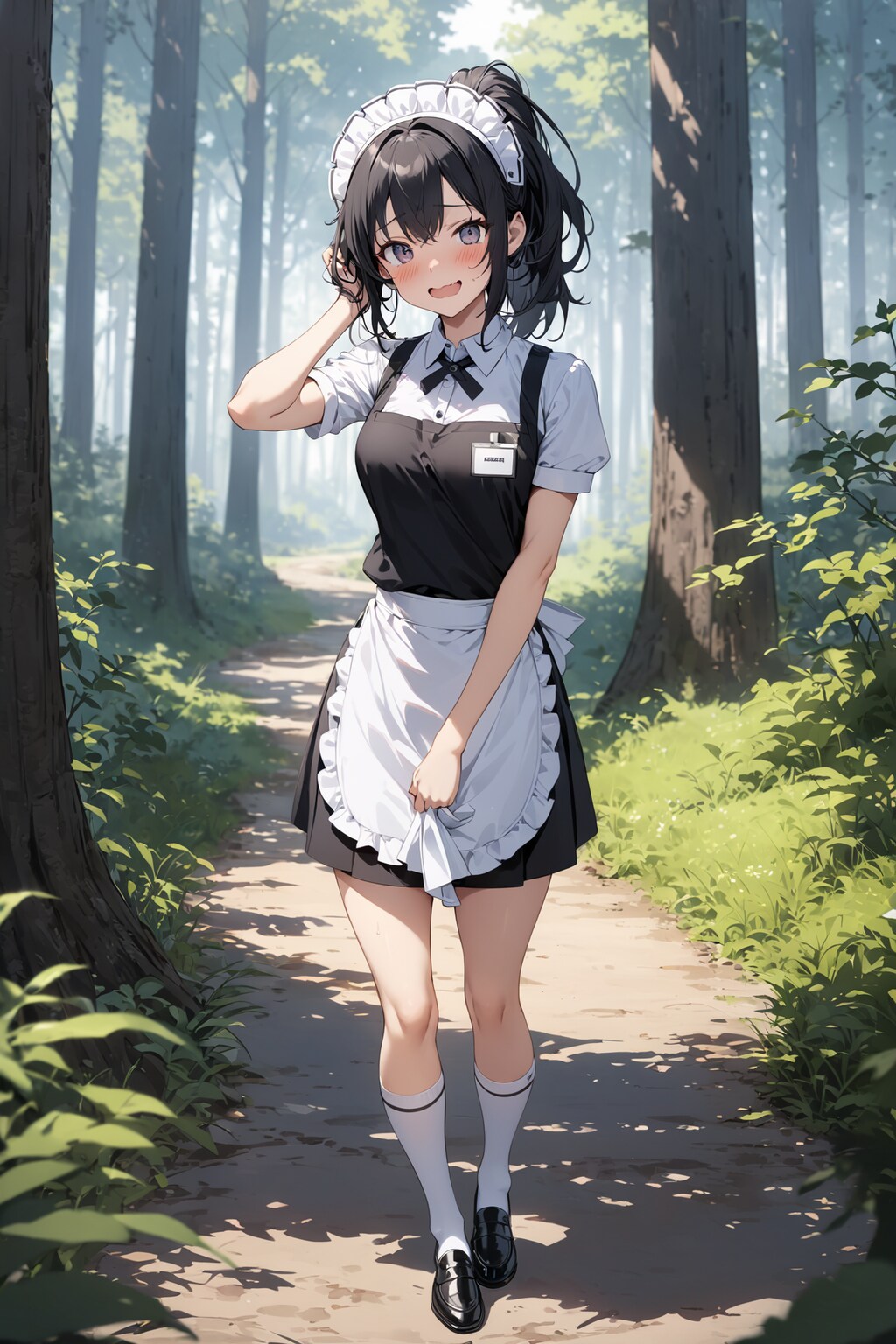 野生のウェイトレスさん Y702