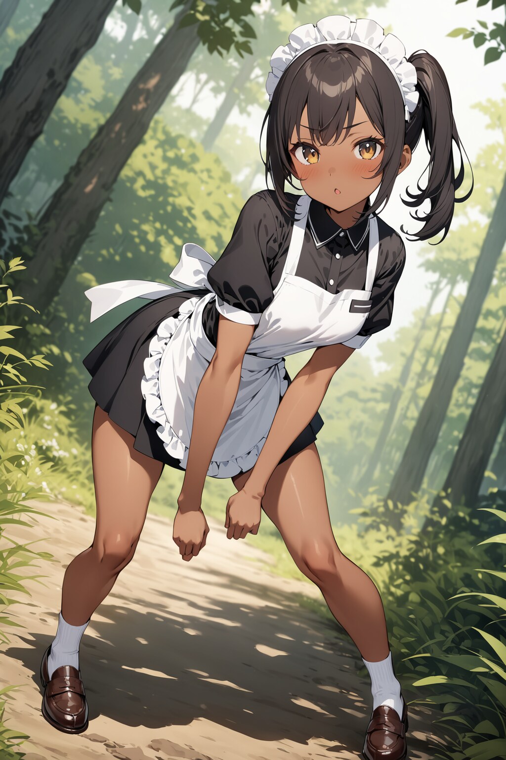 野生のウェイトレスさん Y702