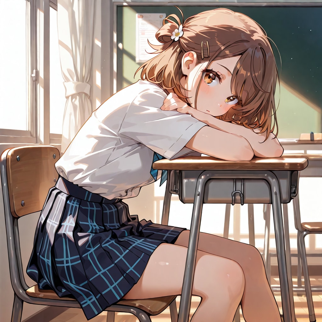 視線に気付く | の人気AIイラスト・グラビア