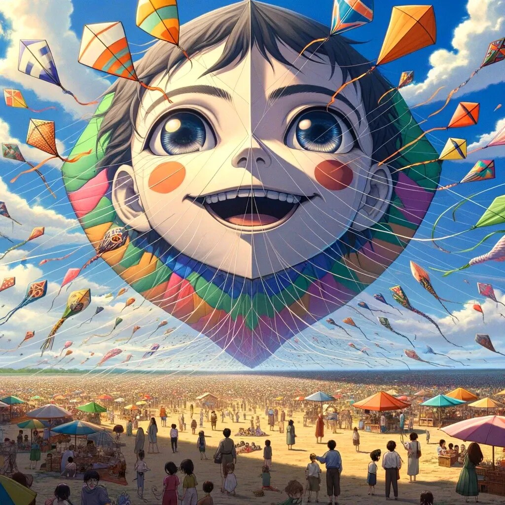 凧人間