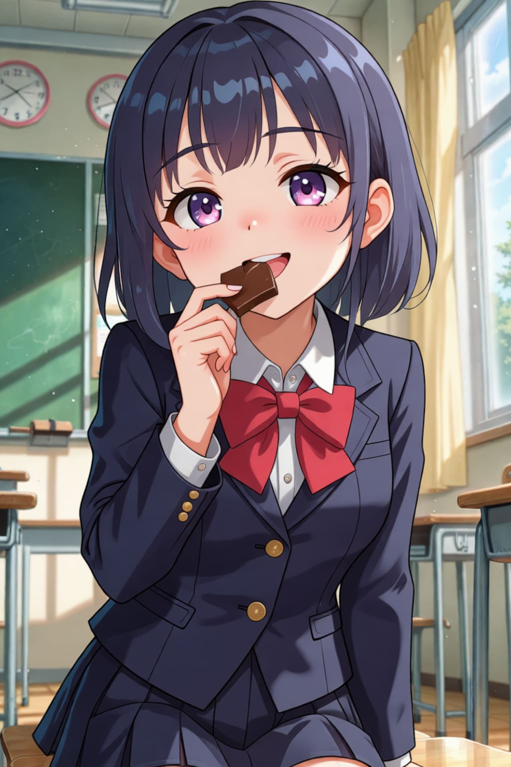 あたしが噛んだチョコレートだけど、いる？