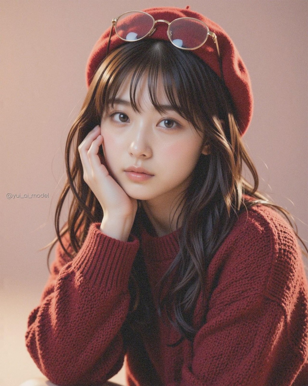 赤コーデ beauty-620