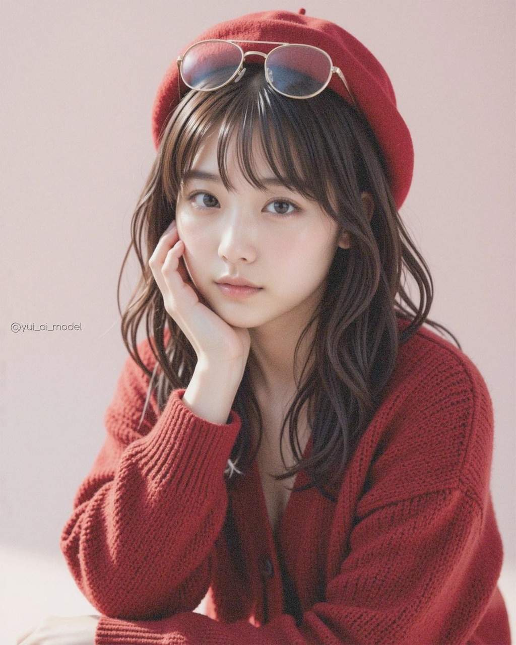 赤コーデ beauty-620