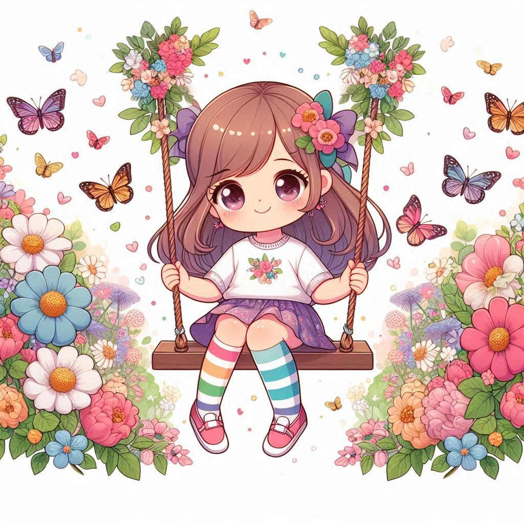 ぶらんこ | の人気AIイラスト・グラビア