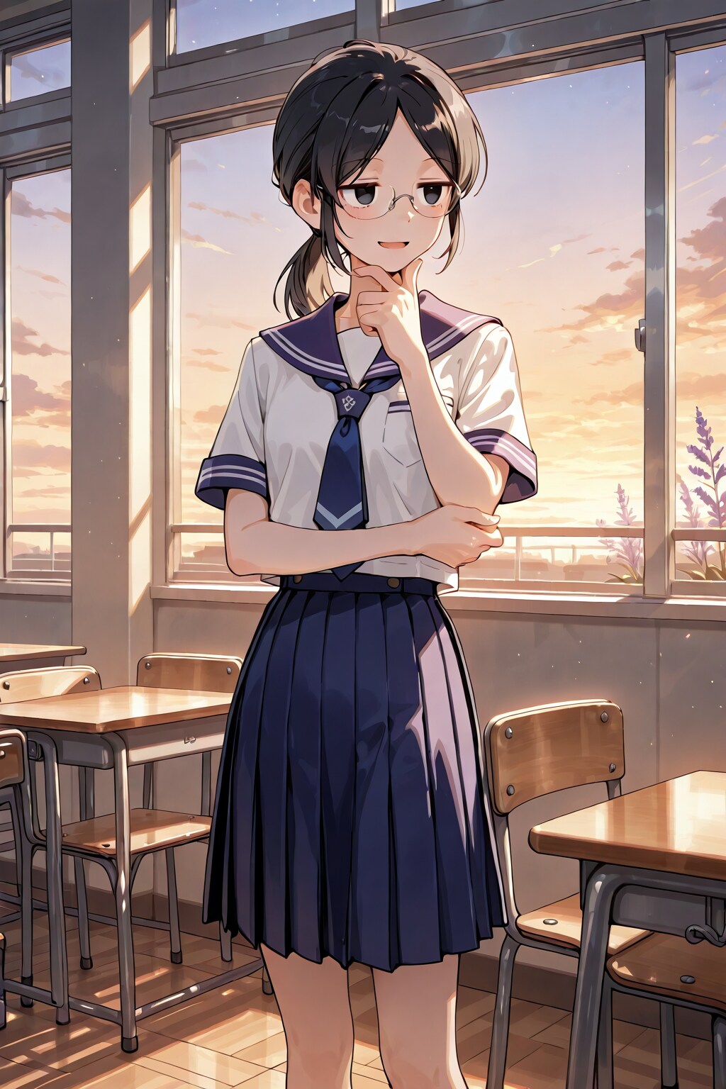 眼鏡×公立ダサ制服女子２１