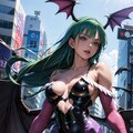緑髪の格闘娘　モルガン 3枚目