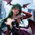 緑髪の格闘娘　モルガン 2枚目