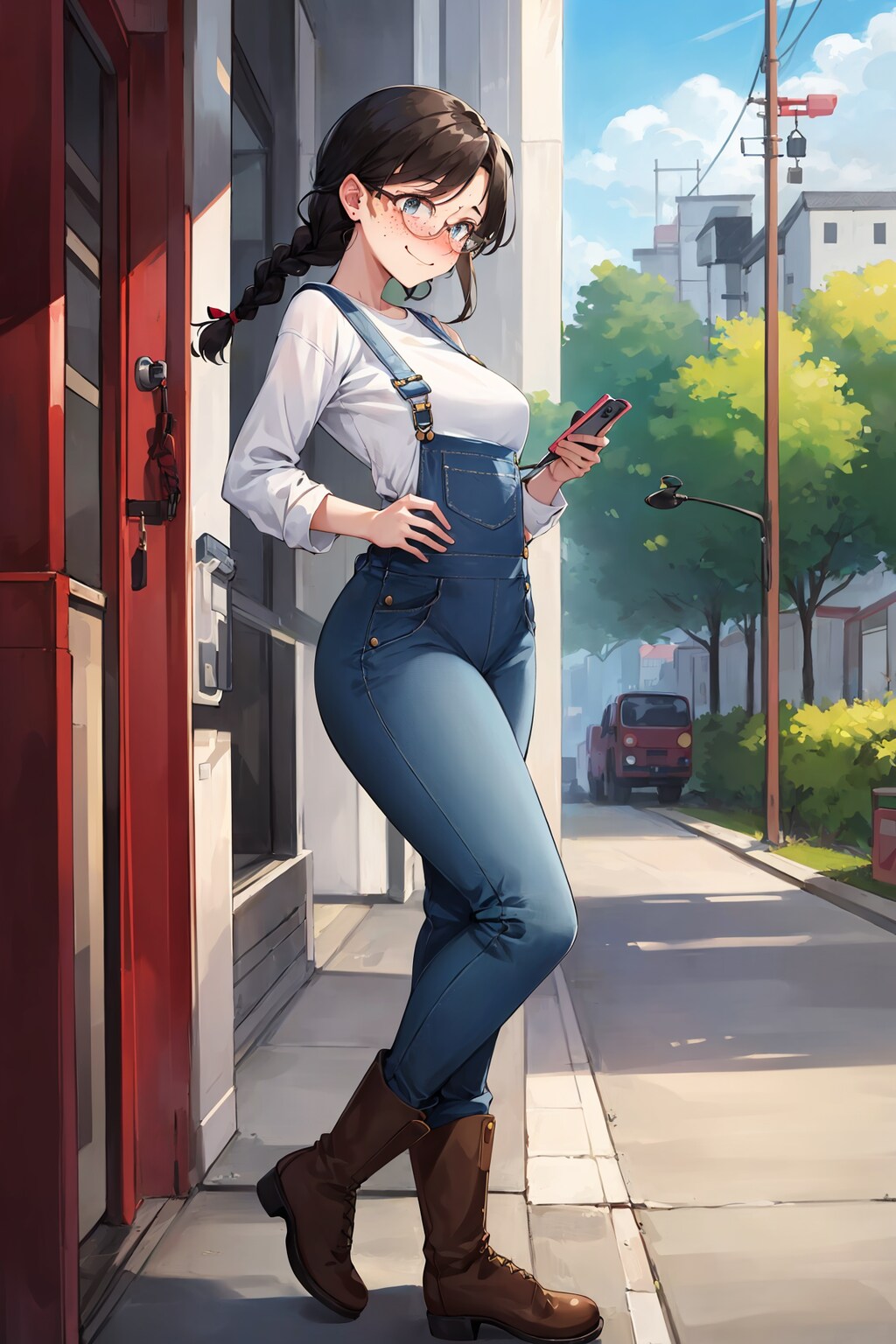 [リクエスト]スキニーオーバーオール②