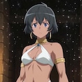 （後編：ダ〇まち風♪二次創作パラパラ疑似アニメ）モブっ娘アマゾネスちゃんVS美少女モンスター！・・モブアマゾネスなのにモブっぽくない美少女モンスターに勝つ！大金星♪ 12枚目