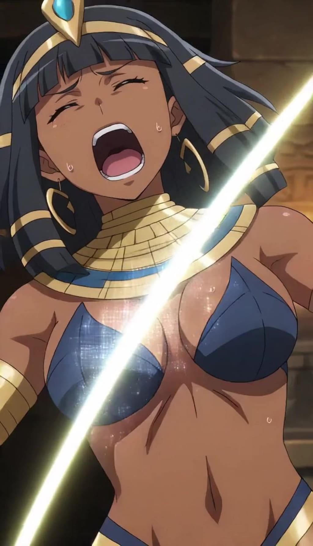 （後編：ダ〇まち風♪二次創作パラパラ疑似アニメ）モブっ娘アマゾネスちゃんVS美少女モンスター！・・モブアマゾネスなのにモブっぽくない美少女モンスターに勝つ！大金星♪