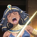 （後編：ダ〇まち風♪二次創作パラパラ疑似アニメ）モブっ娘アマゾネスちゃんVS美少女モンスター！・・モブアマゾネスなのにモブっぽくない美少女モンスターに勝つ！大金星♪ 5枚目