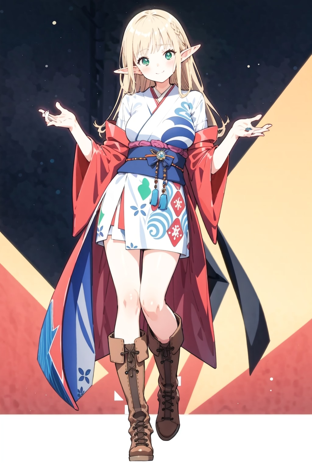 カジュアルでポップな着物