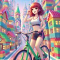 積木都市 サイクリング 2枚目