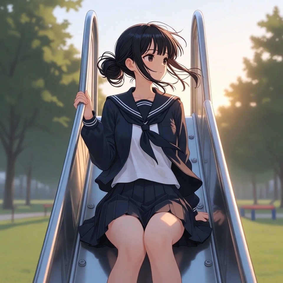 すべりだい | の人気AIイラスト・グラビア