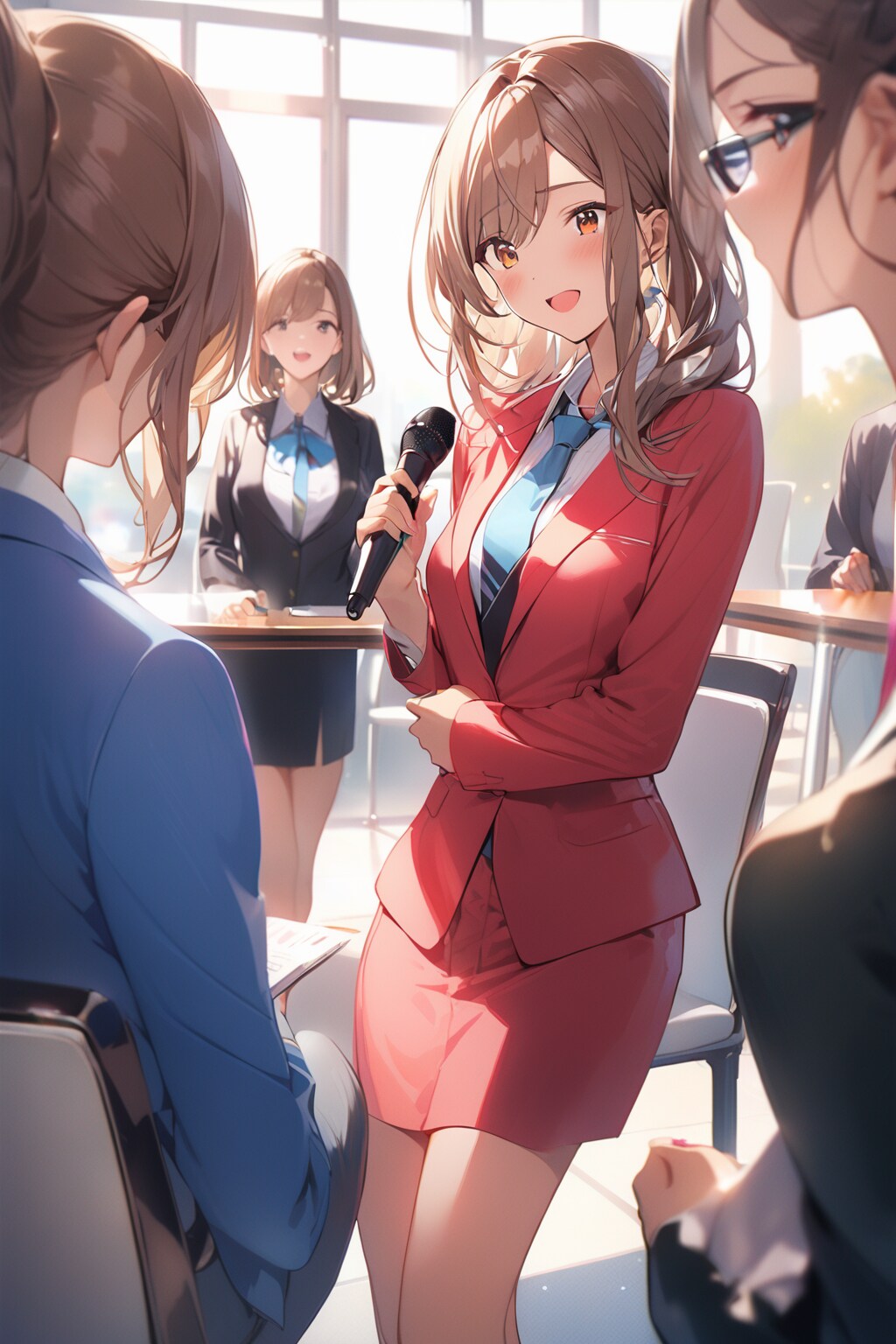 アナウンサーサンタ娘。