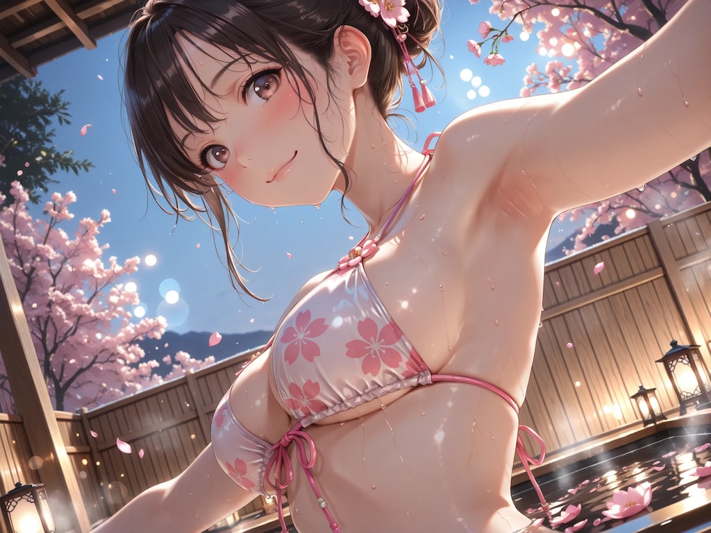 夜桜