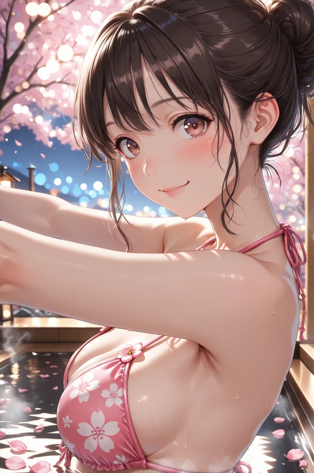 夜桜