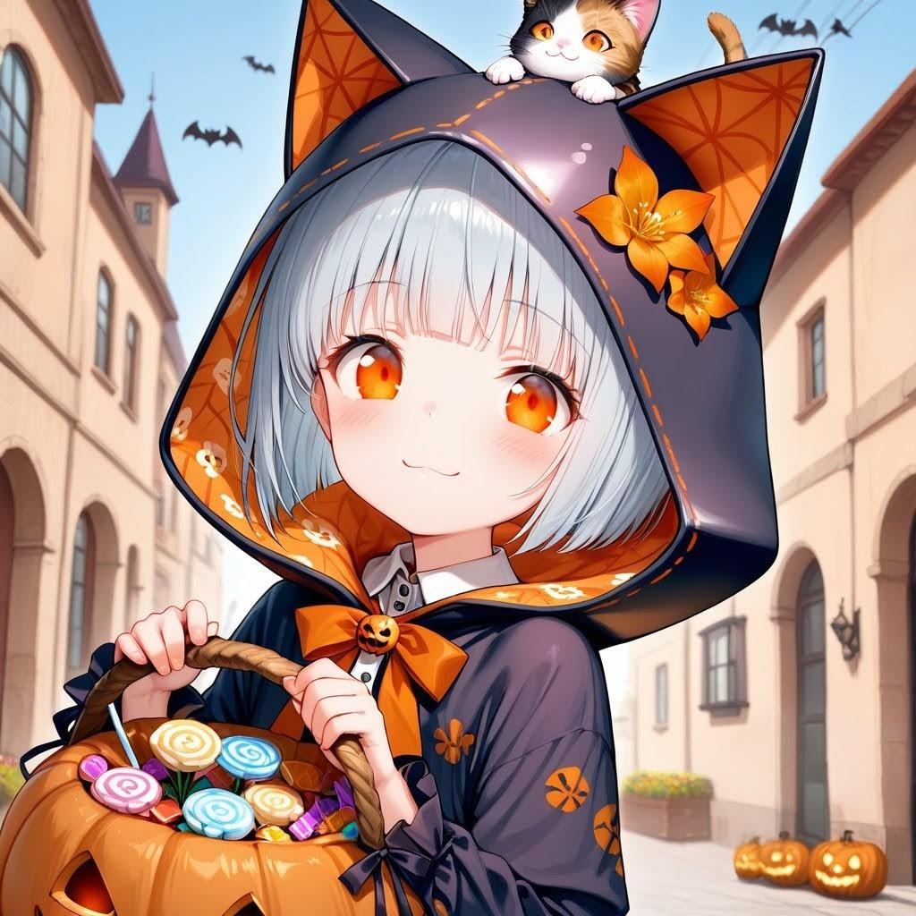 クランとフロルのハロウィンエンジョイ