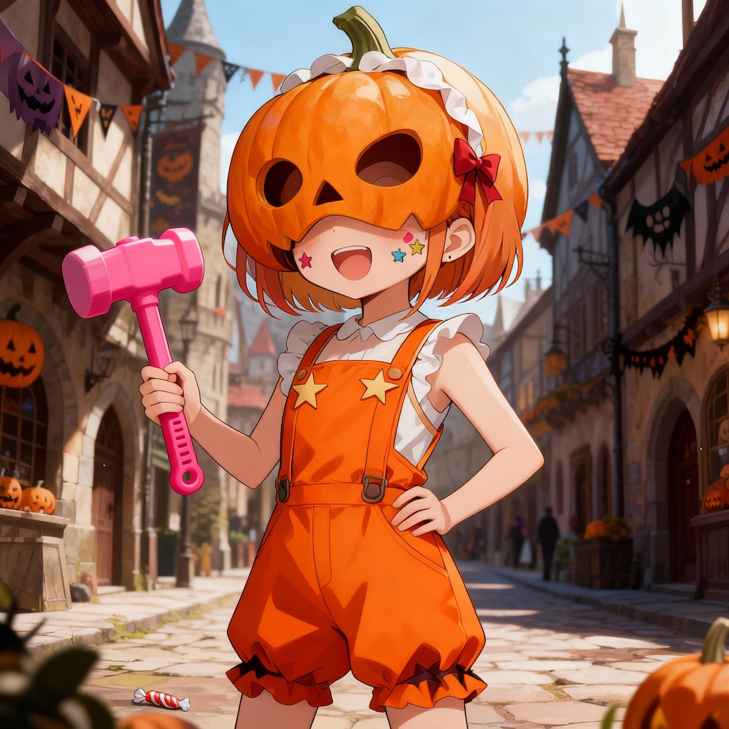 クランとフロルのハロウィンエンジョイ