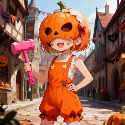 クランとフロルのハロウィンエンジョイ