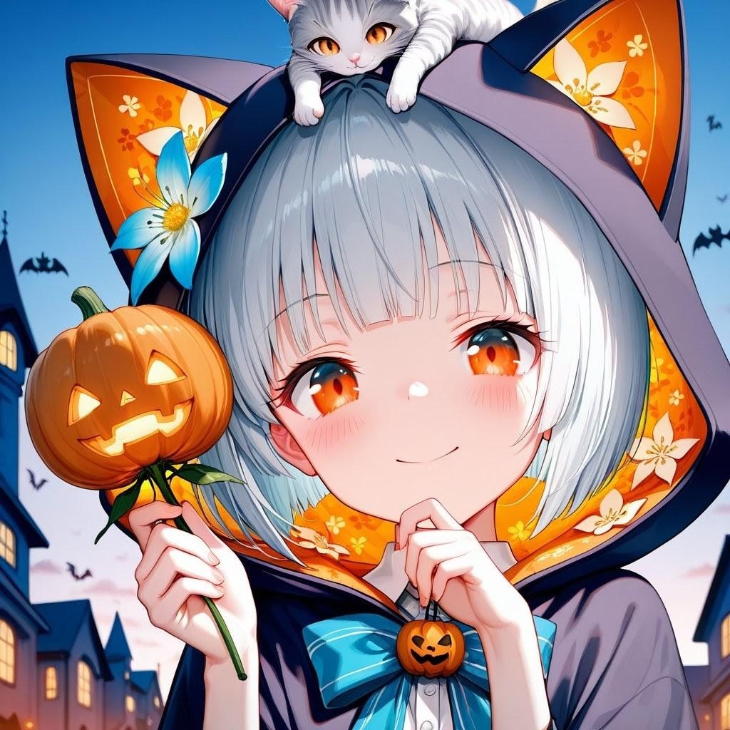 クランとフロルのハロウィンエンジョイ