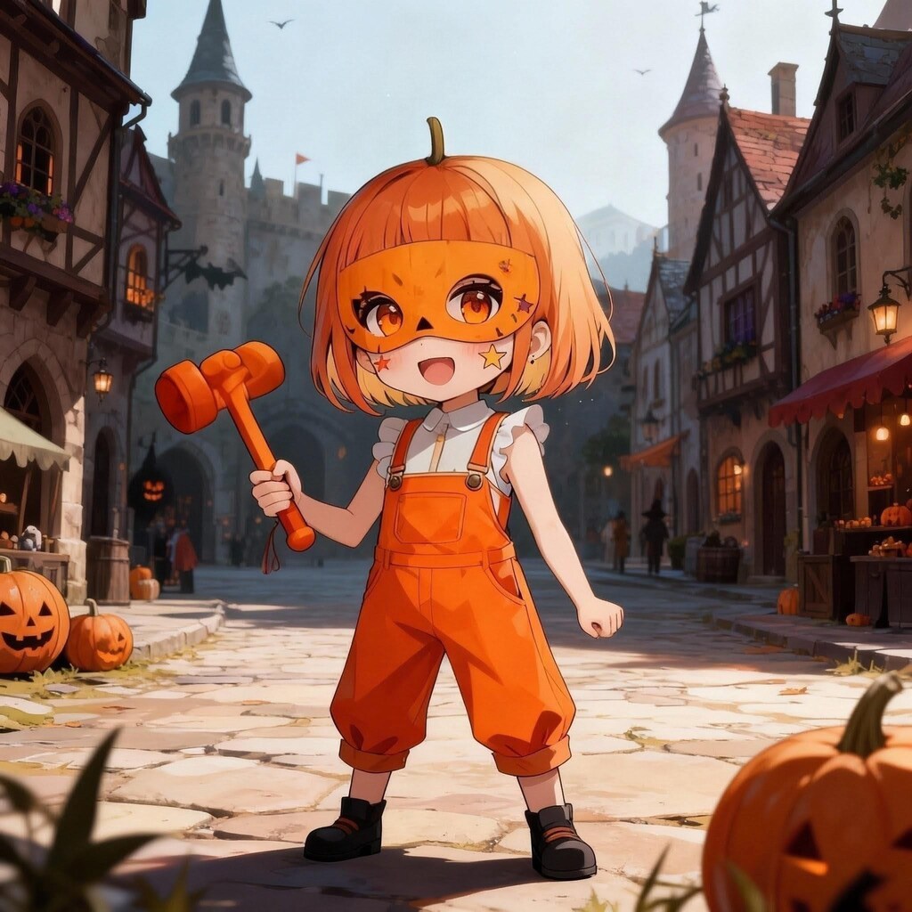 クランとフロルのハロウィンエンジョイ