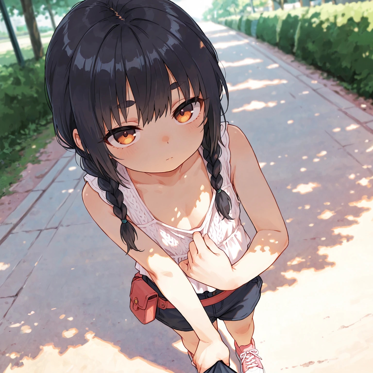 積極的無表情ガール