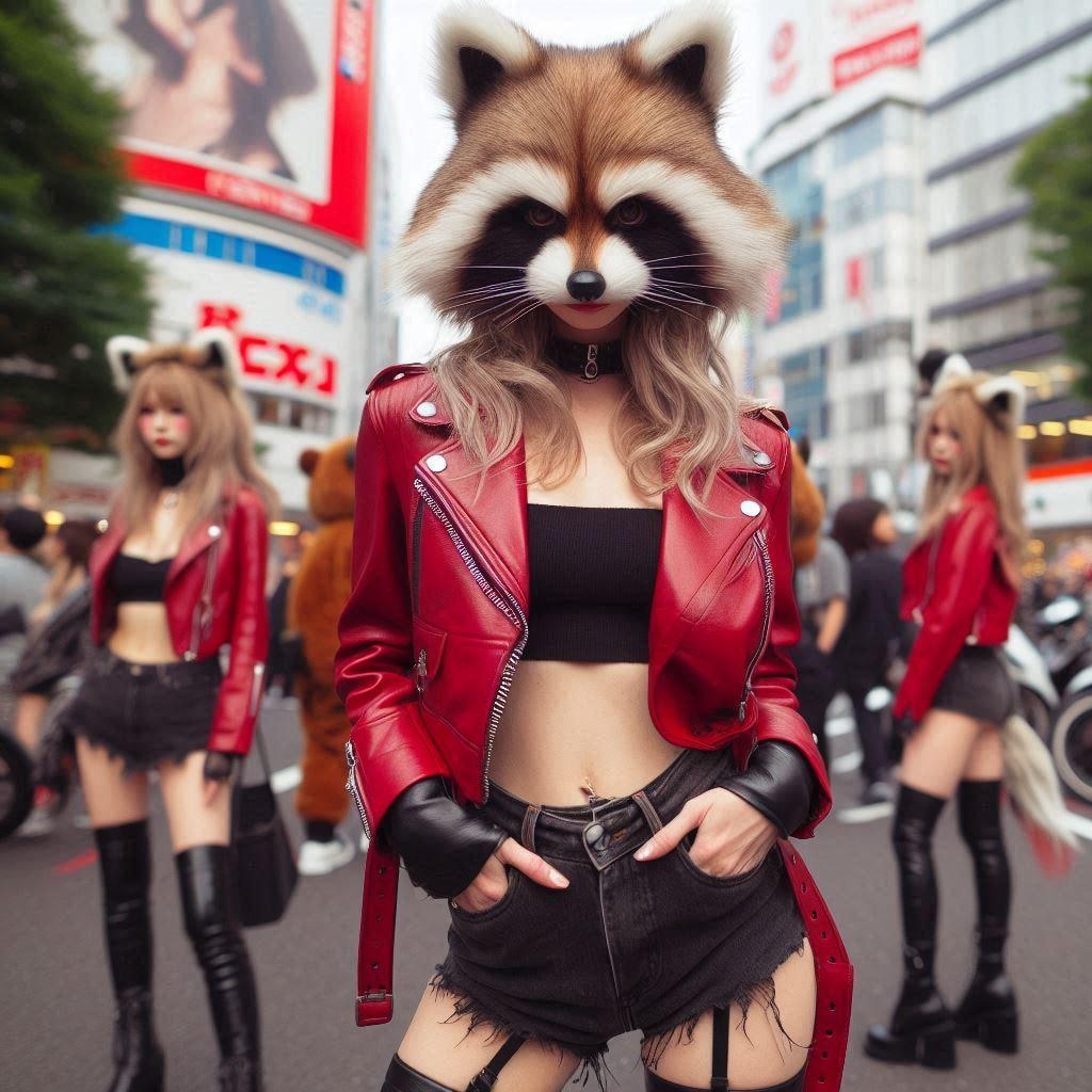 アライグマ娘は綺麗好き