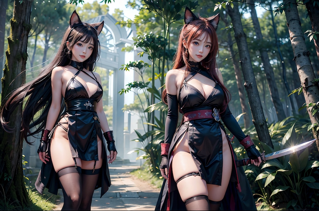 くノ一姉妹・参戦❤