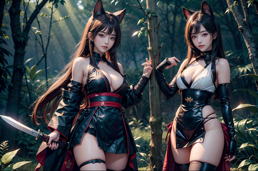 くノ一姉妹・参戦❤